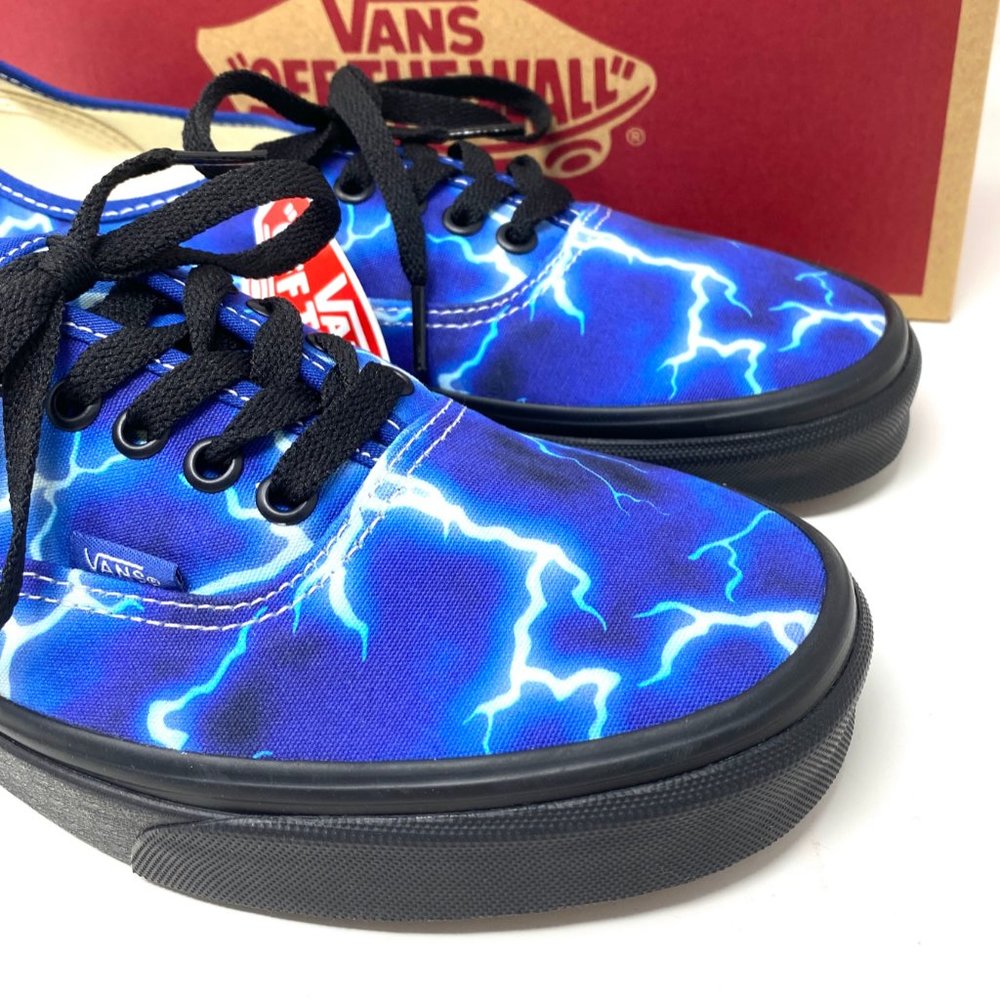 💖MEGA SALE💖VANS Women  VN0A5HZS9FT Authentic Lightning Blue Canvas Lase Up - Picture 8 of 10